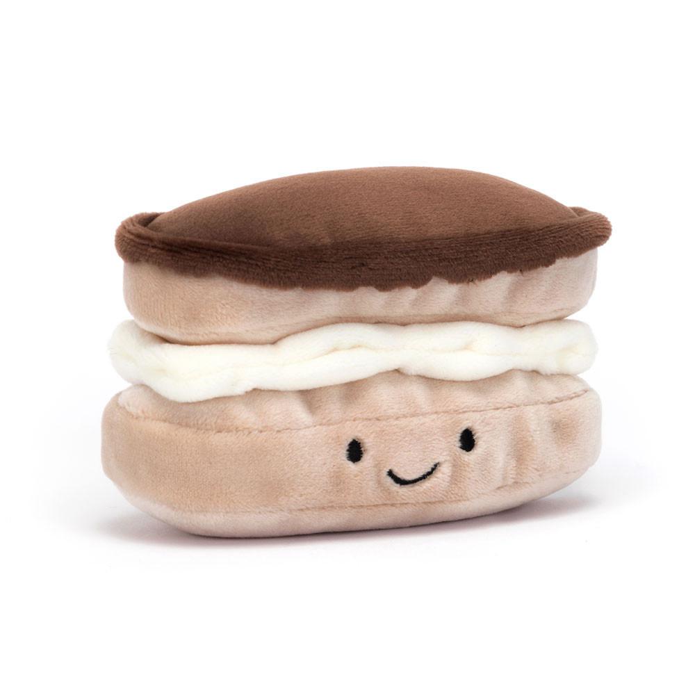 Nourriture Jellycat Peluche Amuseables Pretty Patisserie Éclair,7cm x 12cm x 6cm Beige | 02475-KJBN