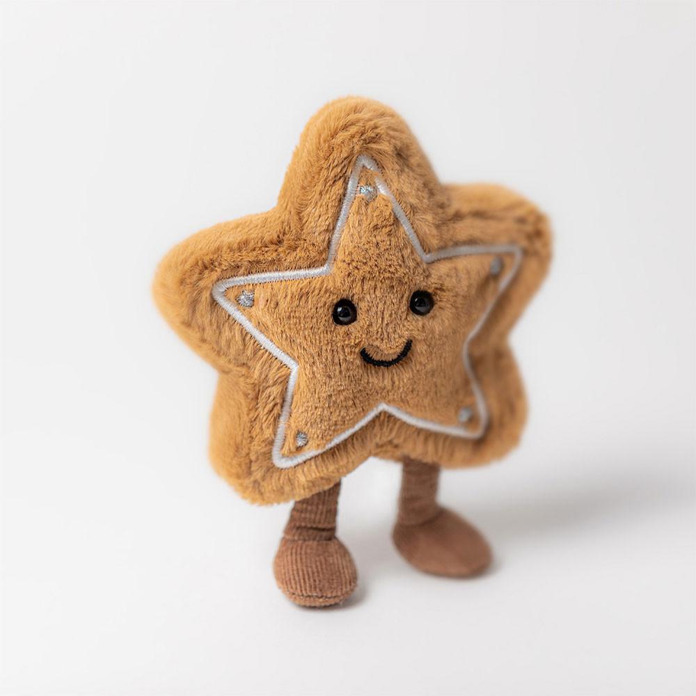 Nourriture Jellycat Peluche Amuseables Star Cookie,13cm x 10cm x 3cm Marron | 14265-HCON