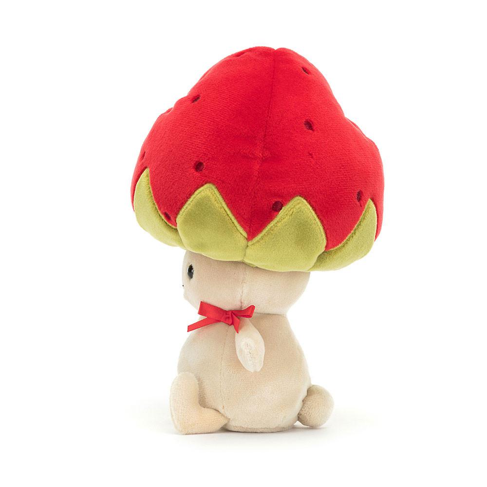 Nourriture Jellycat Peluche Amuseables Straw-Beret Sallie,17cm x 12cm x 6cm Rouge | 91706-LKOI