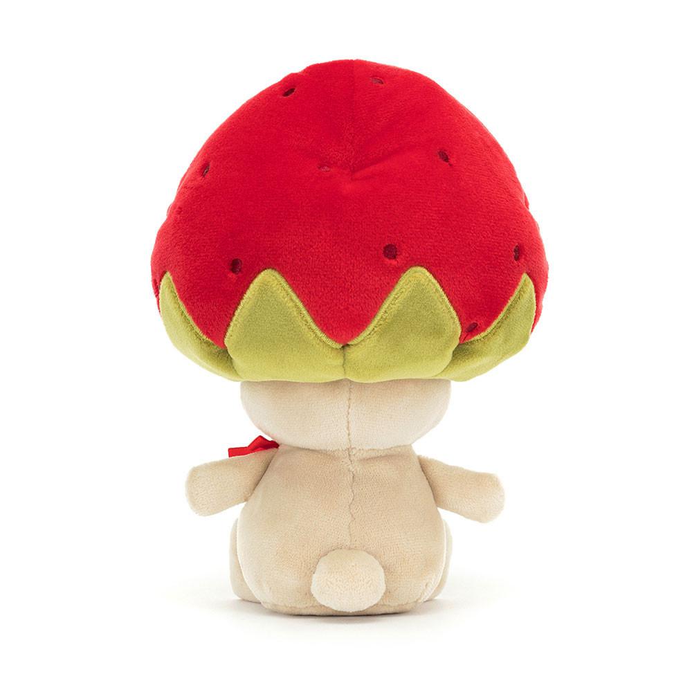 Nourriture Jellycat Peluche Amuseables Straw-Beret Sallie,17cm x 12cm x 6cm Rouge | 91706-LKOI