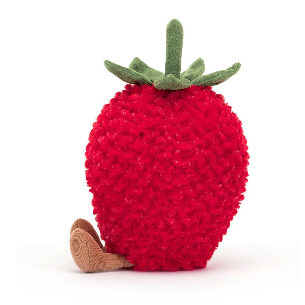 Nourriture Jellycat Peluche Amuseables Strawberry,20cm x 13cm x 9cm Rouge | 86512-WIZX