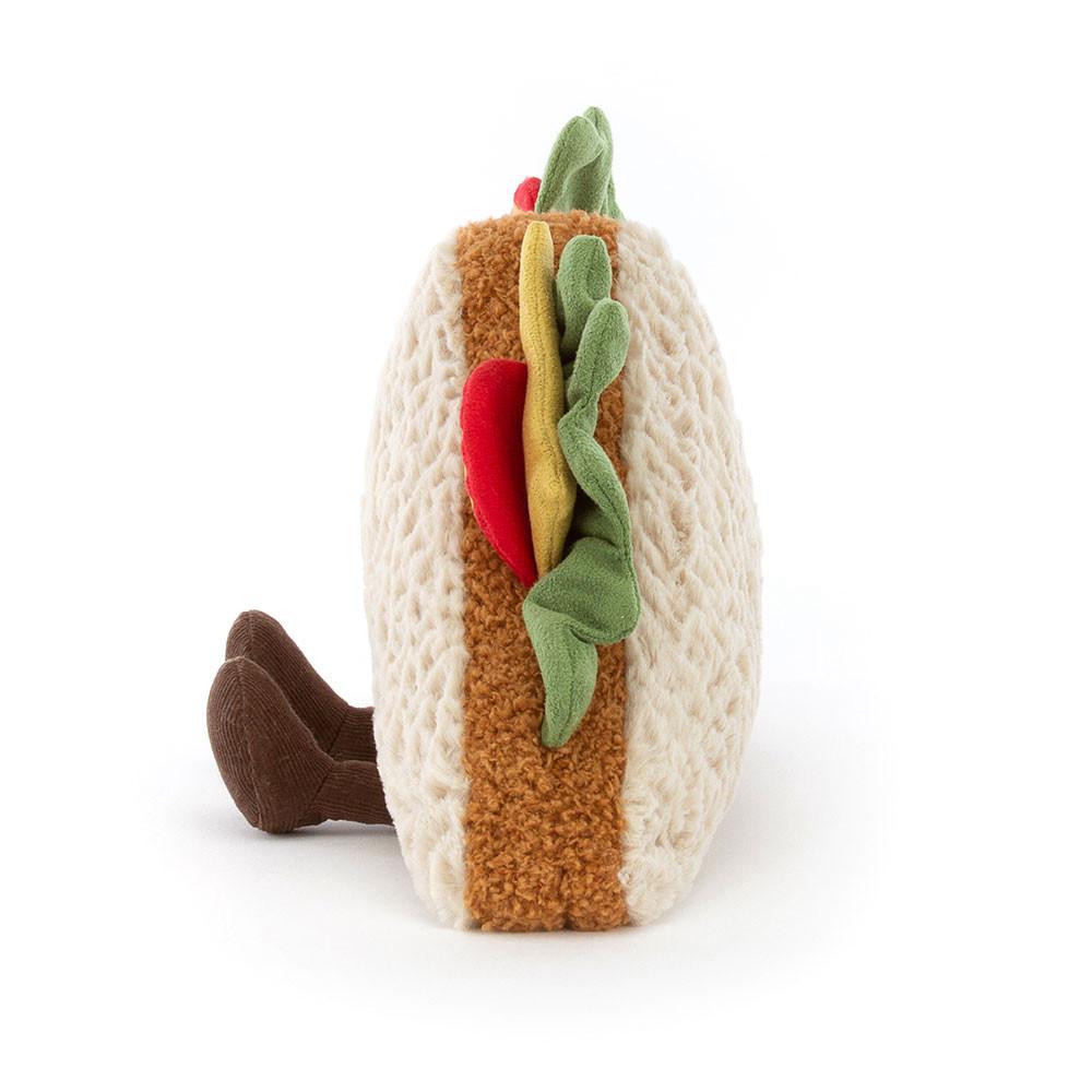 Nourriture Jellycat Peluche Amuseables Sandwich,18cm x 25cm x 7cm Beige | 65019-GYVR
