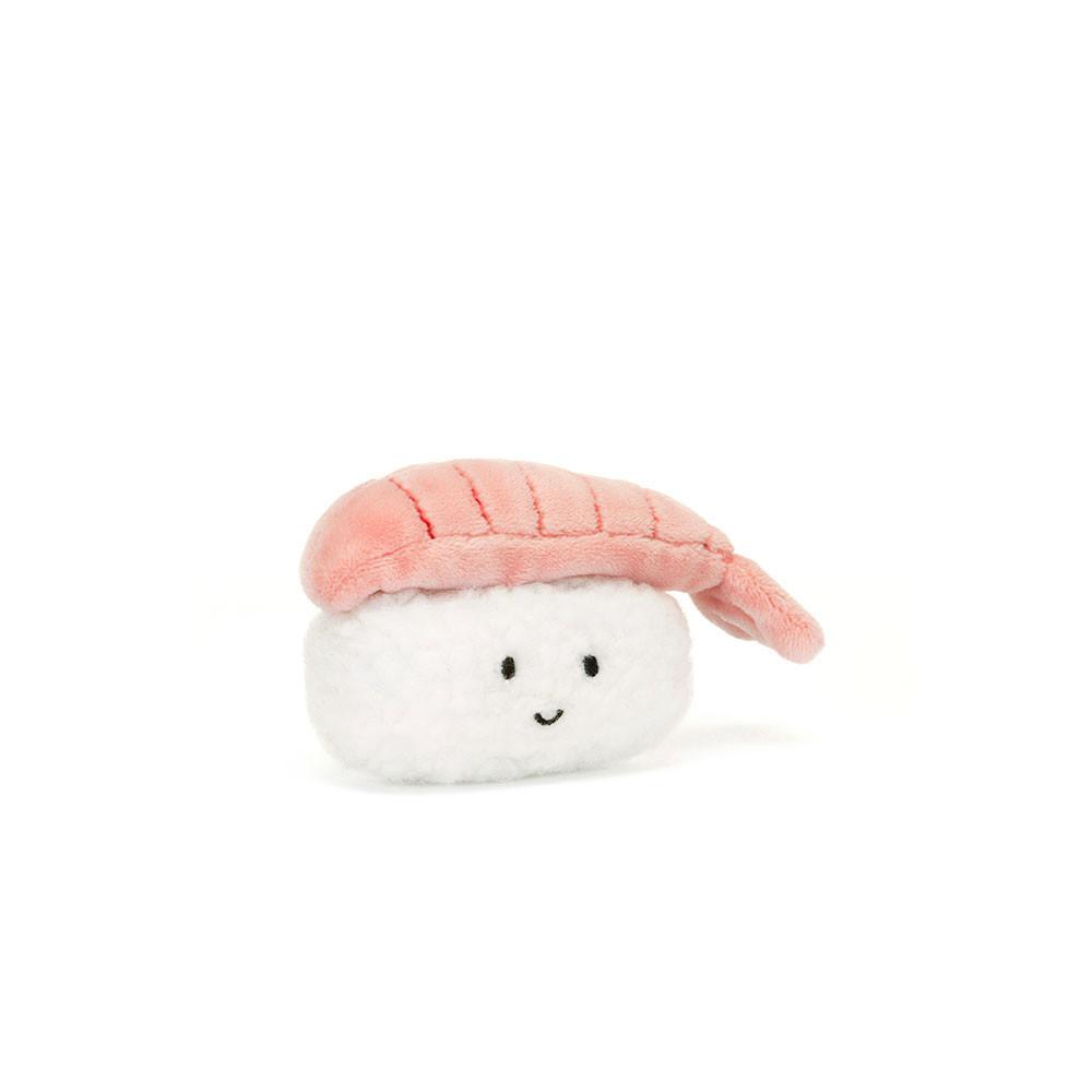 Nourriture Jellycat Peluche Amuseables Sassy Sushi Nigiri,6cm x 7cm x 4cm Blanche | 95240-UJRX