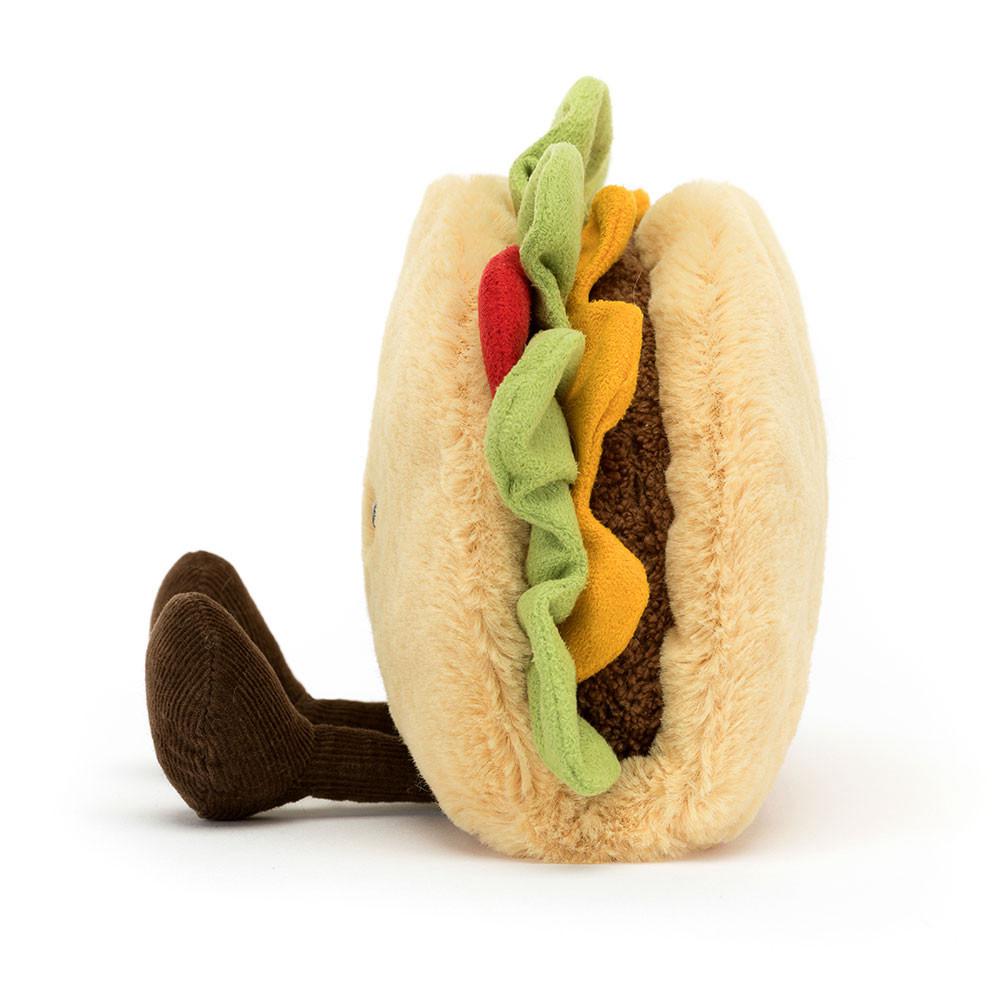 Nourriture Jellycat Peluche Amuseables Taco,13cm x 17cm x 5cm Beige | 91485-FTBP