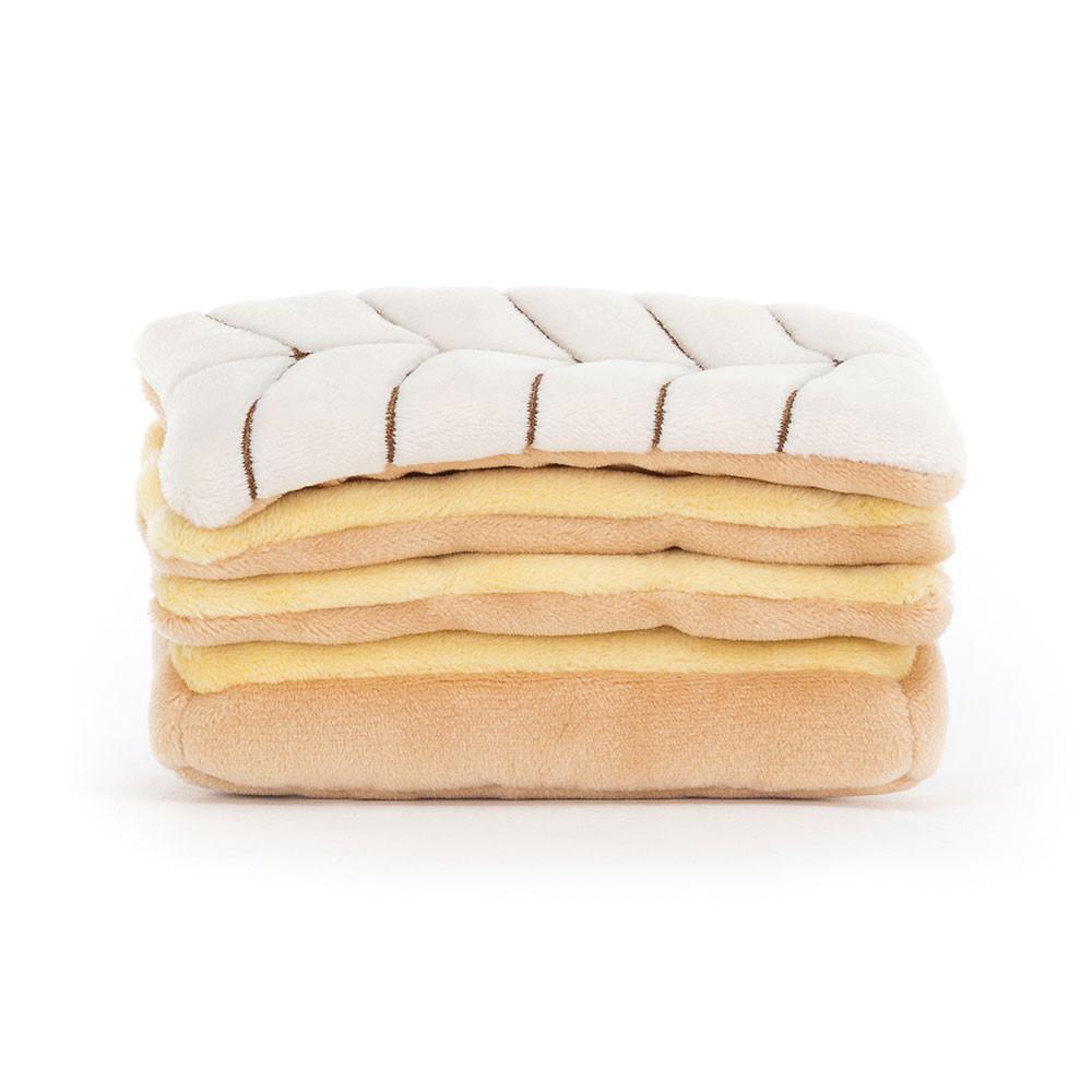 Nourriture Jellycat Peluche Pretty Patisserie Mille Feuille,6cm x 10cm x 5cm Beige | 73269-HUSQ
