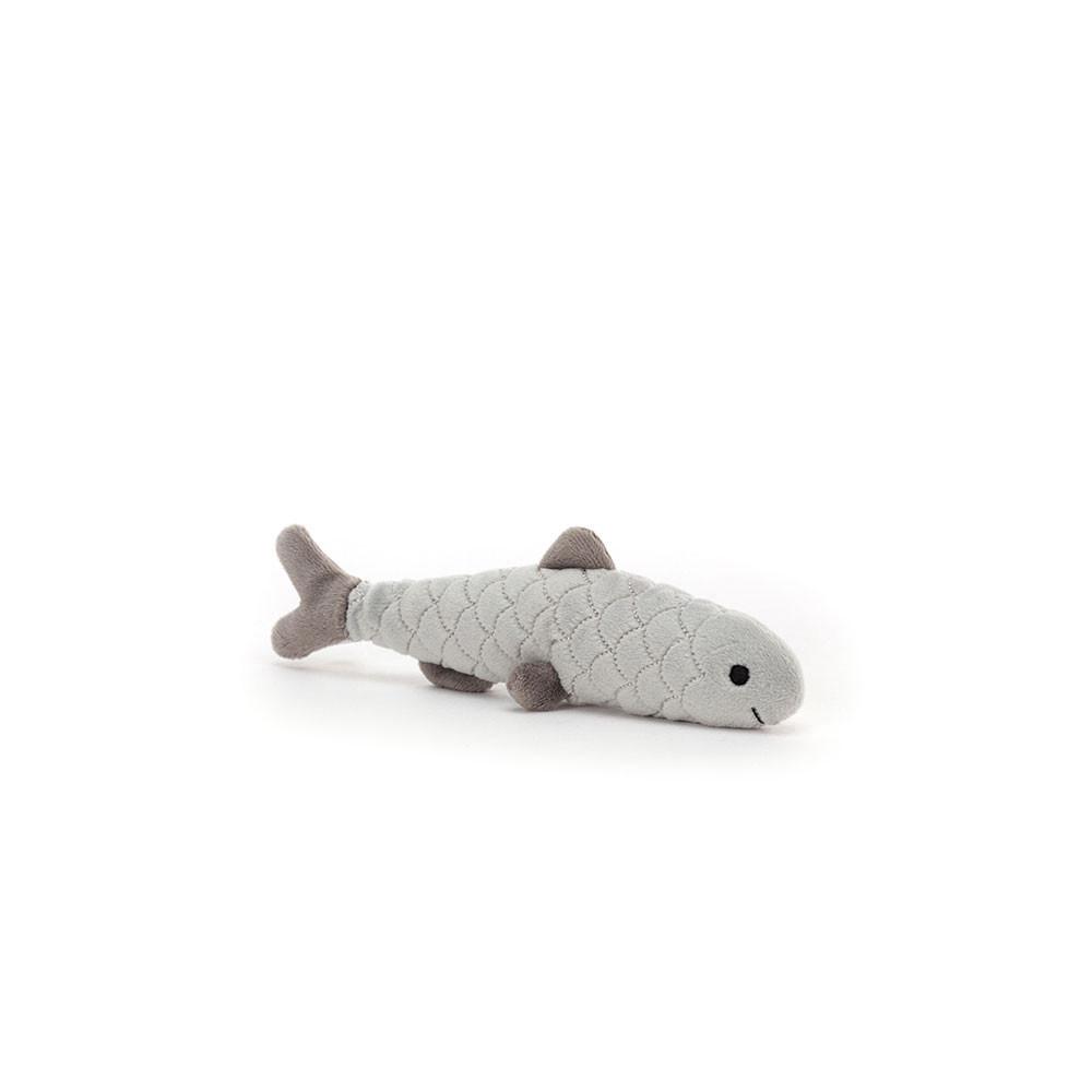Nourriture Jellycat Peluche Sensational Seafood Sardine,3cm x 4cm x 16cm Grise | 37180-TFBP