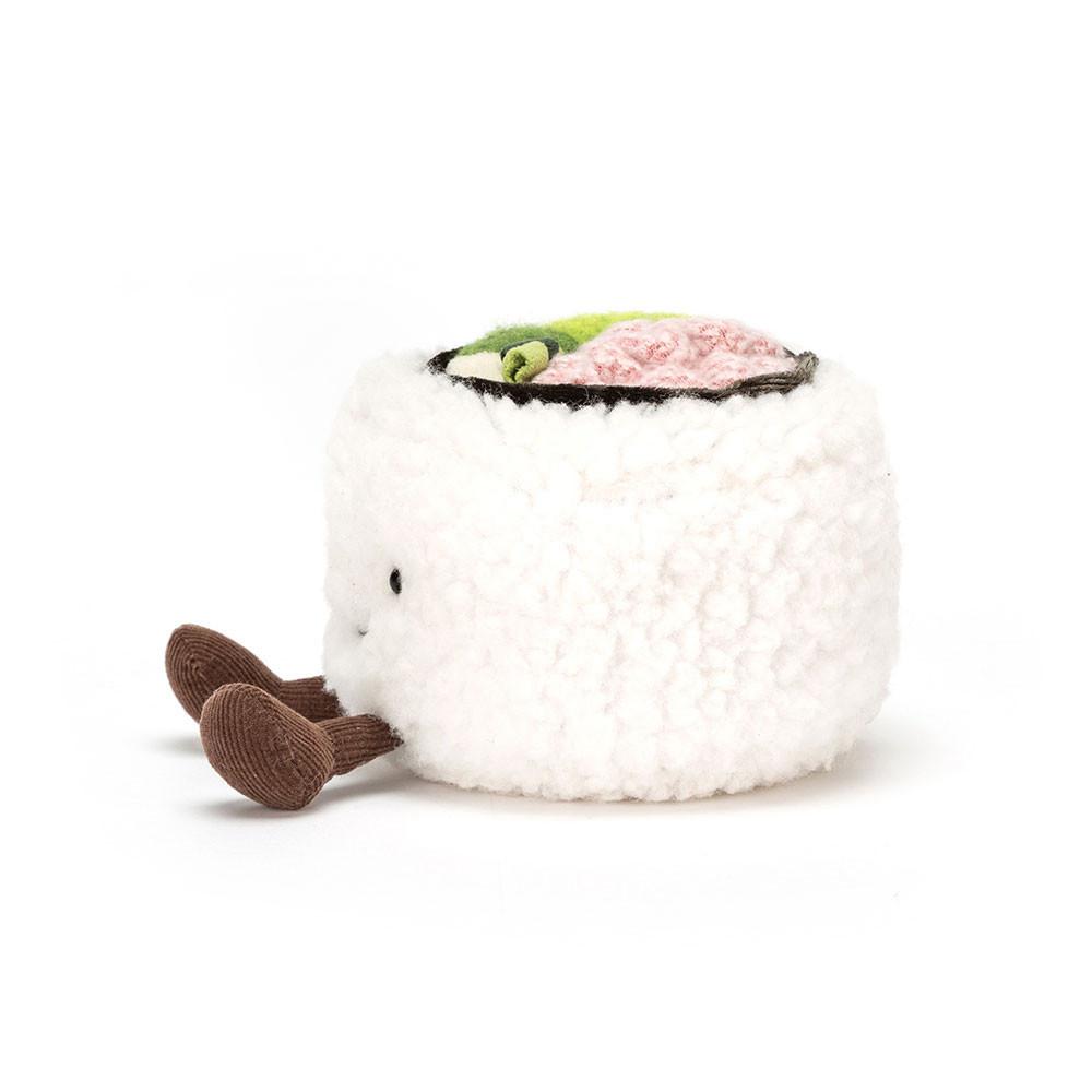 Nourriture Jellycat Peluche Silly Sushi California,10cm x 12cm x 10cm Blanche | 60315-IKVL