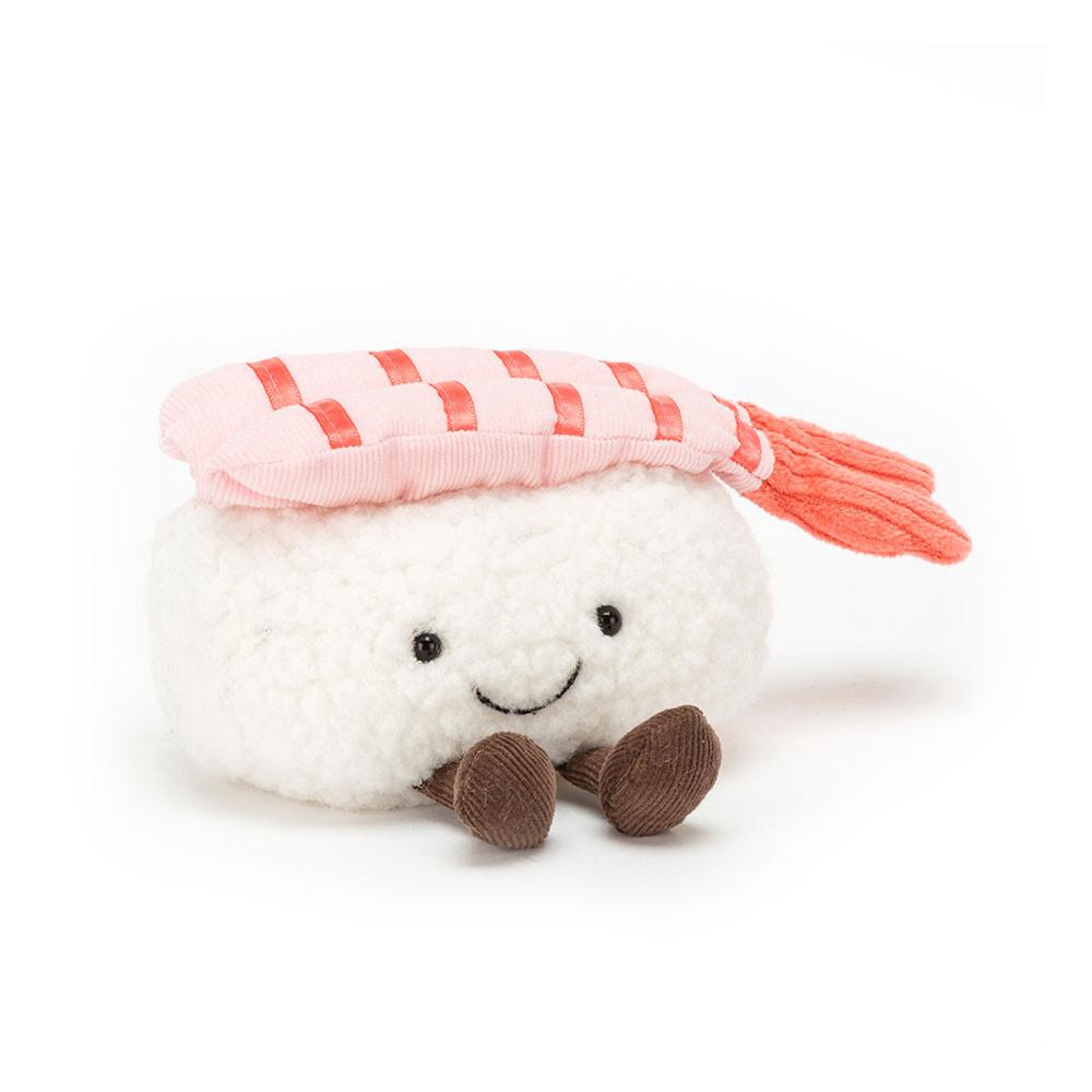 Nourriture Jellycat Peluche Silly Sushi Nigiri,11cm x 11cm x 7cm Blanche | 81763-CNZJ