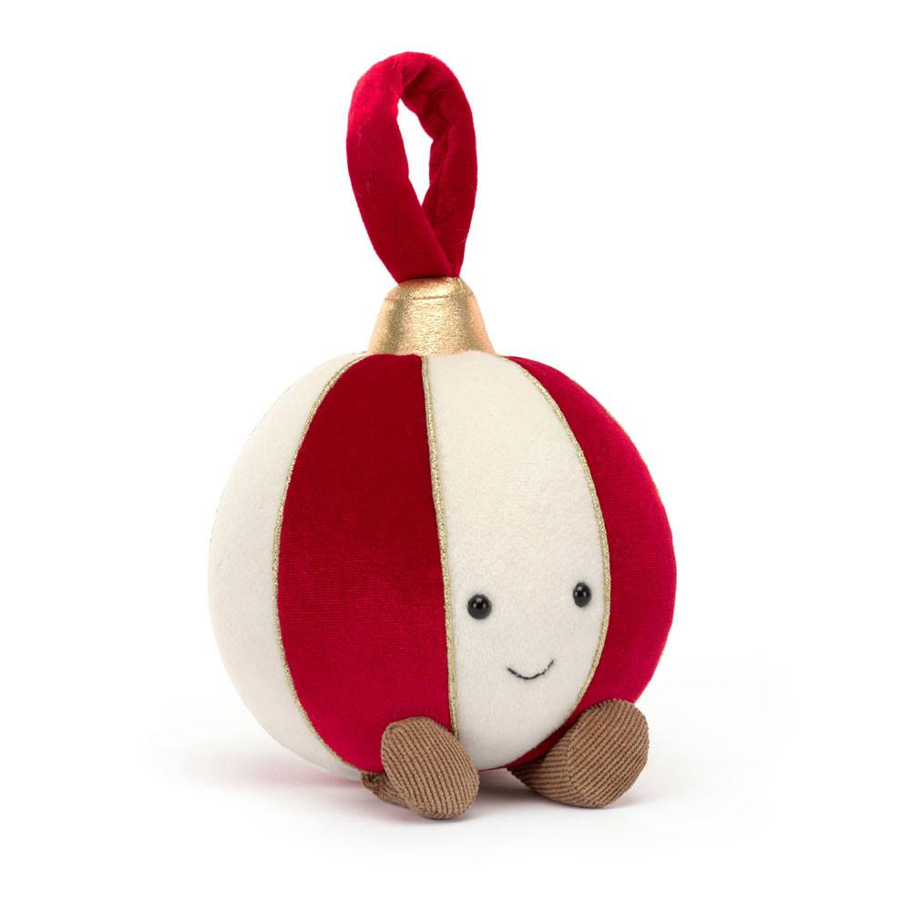 Objets Jellycat Peluche Amuseables Bauble,16cm x 12cm x 12cm Rouge | 04217-MVLS