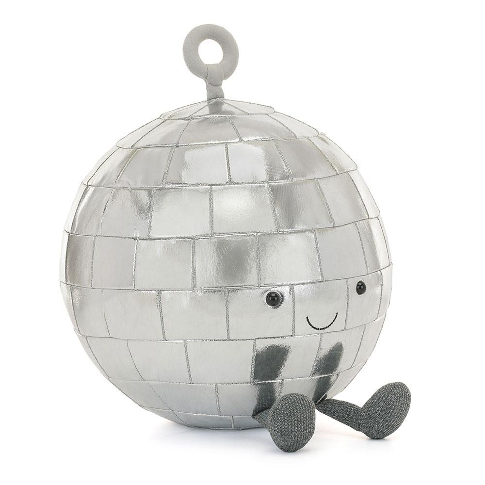 Objets Jellycat Peluche Amuseables Disco Ball,30cm x 24cm x 23cm Grise | 63157-NZDE