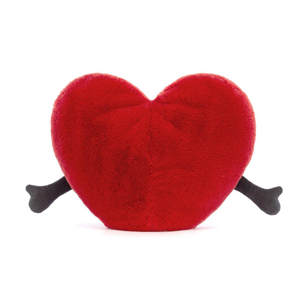 Objets Jellycat Peluche Amuseables Heart,17cm x 19cm x 7cm Rouge | 95684-ZEDH