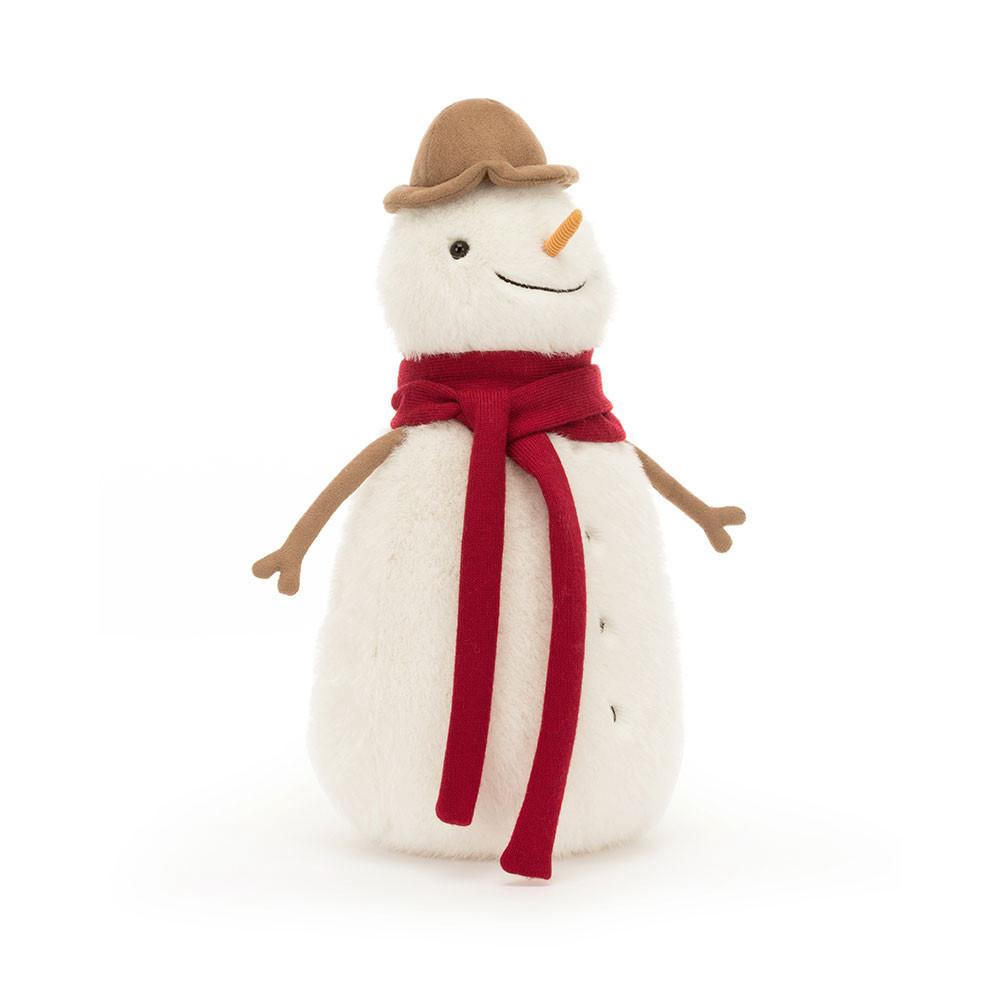 Objets Jellycat Peluche Amuseables Jesse Snowman,30cm x 14cm x 14cm Blanche | 12748-AQOS