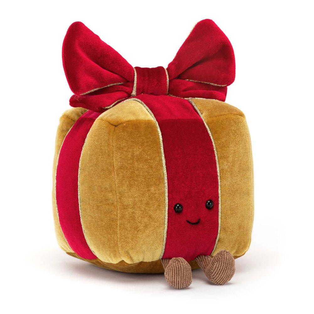 Objets Jellycat Peluche Amuseables Present,13cm x 11cm x 11cm Jaune | 85064-LHEI