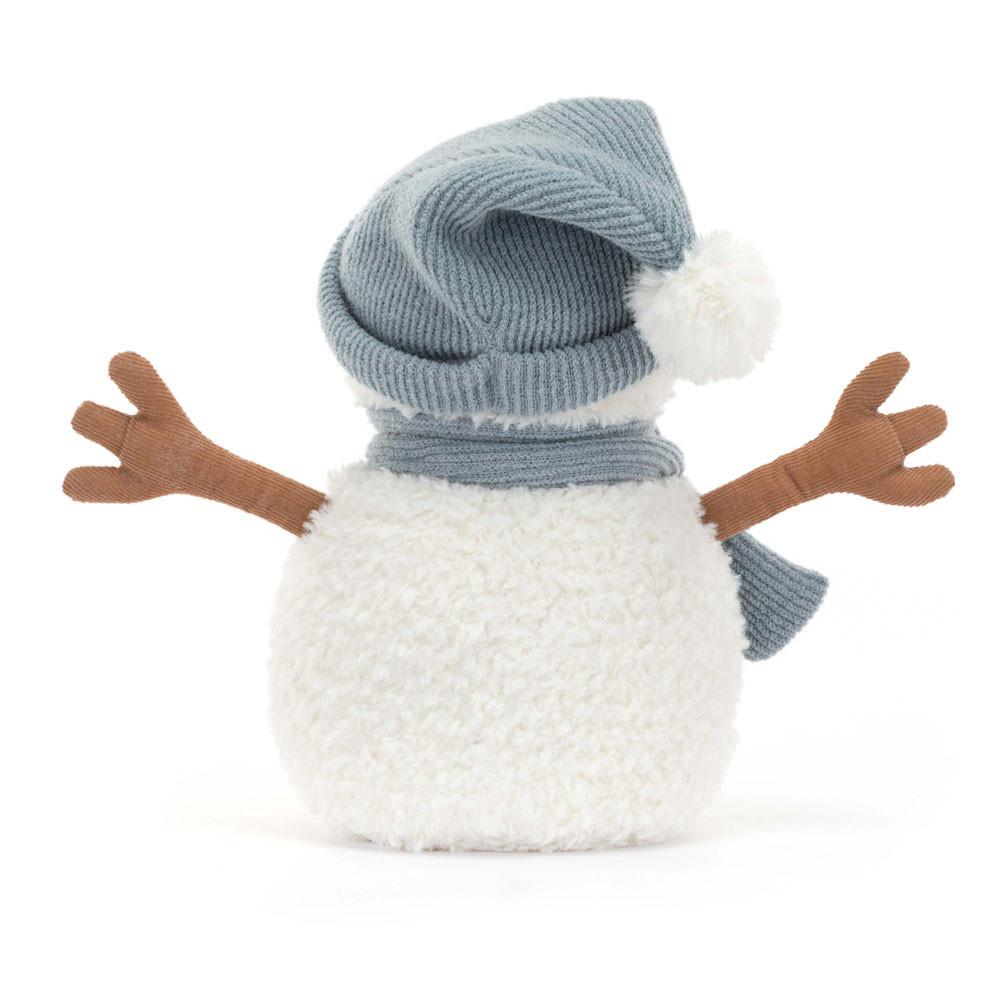 Objets Jellycat Peluche Amuseables Sammie Snowman,22cm x 13cm x 11cm Blanche | 58249-XHAL
