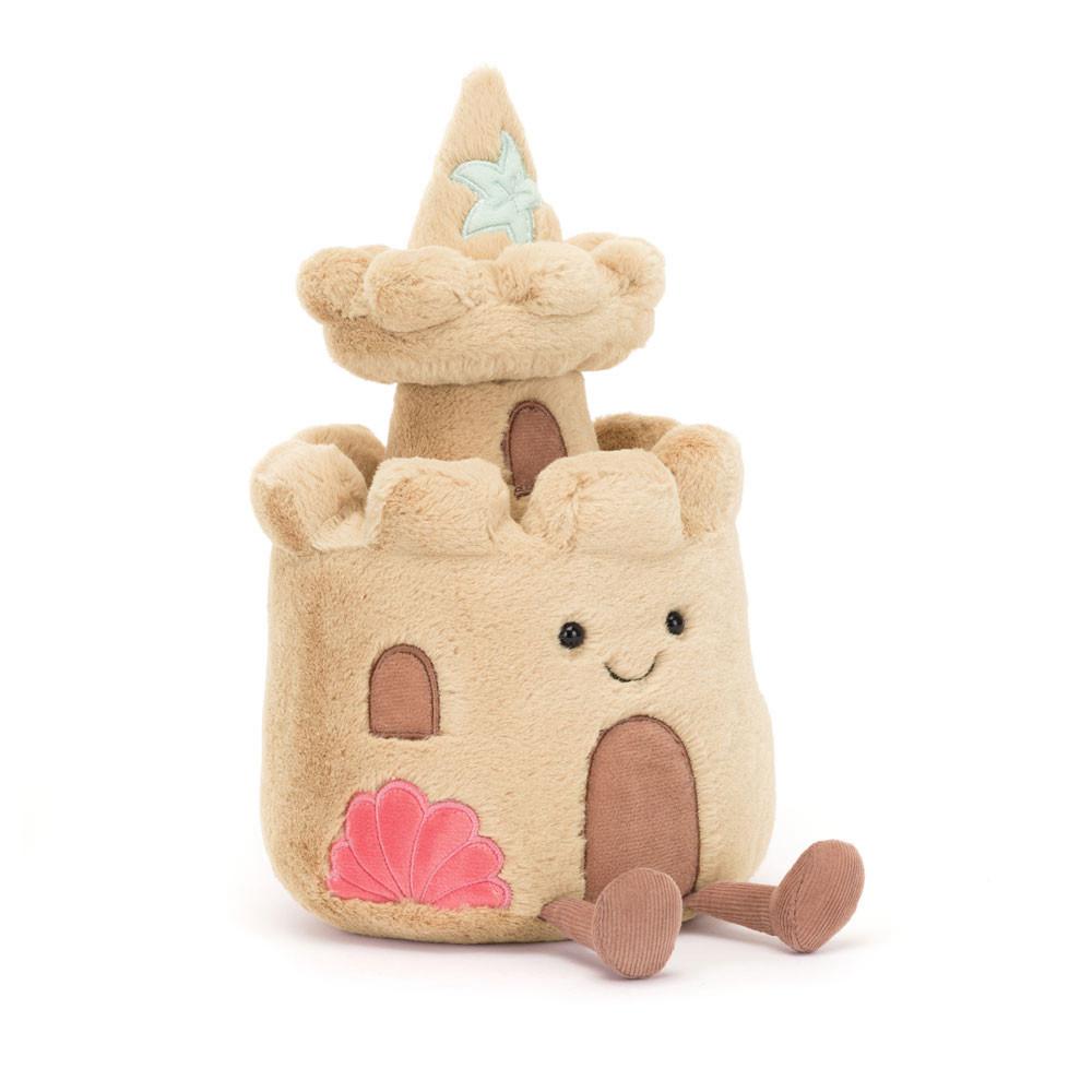 Objets Jellycat Peluche Amuseables Sandcastle,29cm x 15cm x 14cm Beige | 45201-CIUJ
