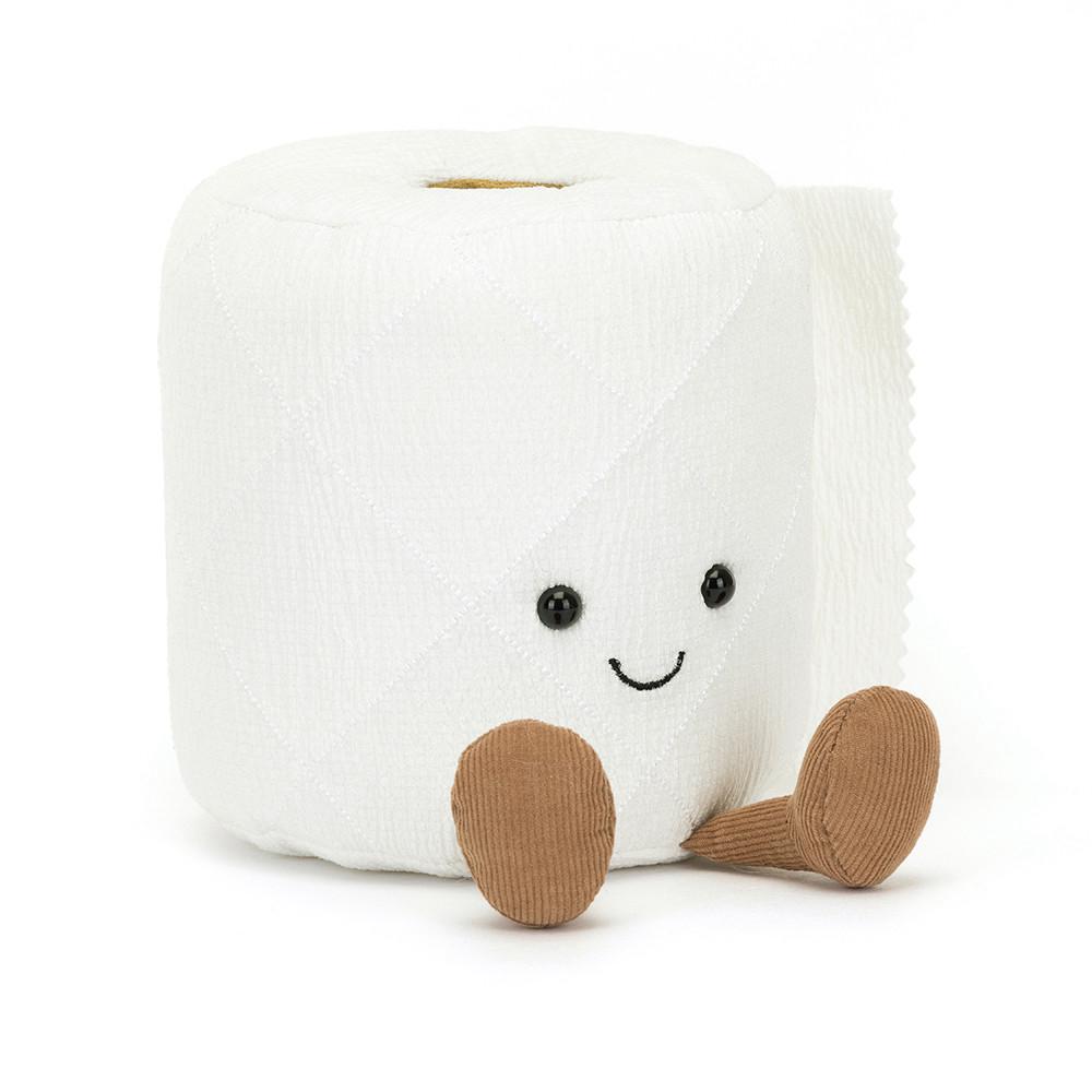Objets Jellycat Peluche Amuseables Toilet Roll,15cm x 12cm x 12cm Blanche | 40356-OGMA