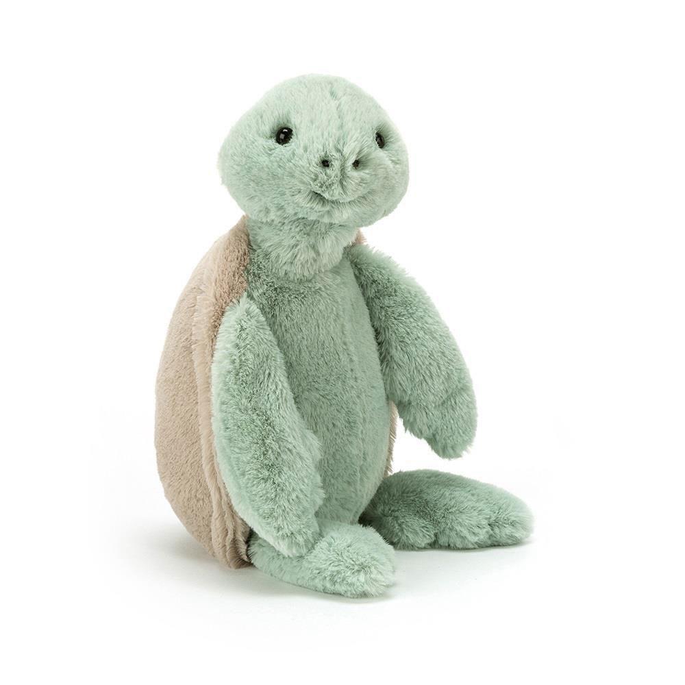 Océan Jellycat Peluche Bashful Turtle,31cm x 12cm x 9cm Vert | 65849-HTEM