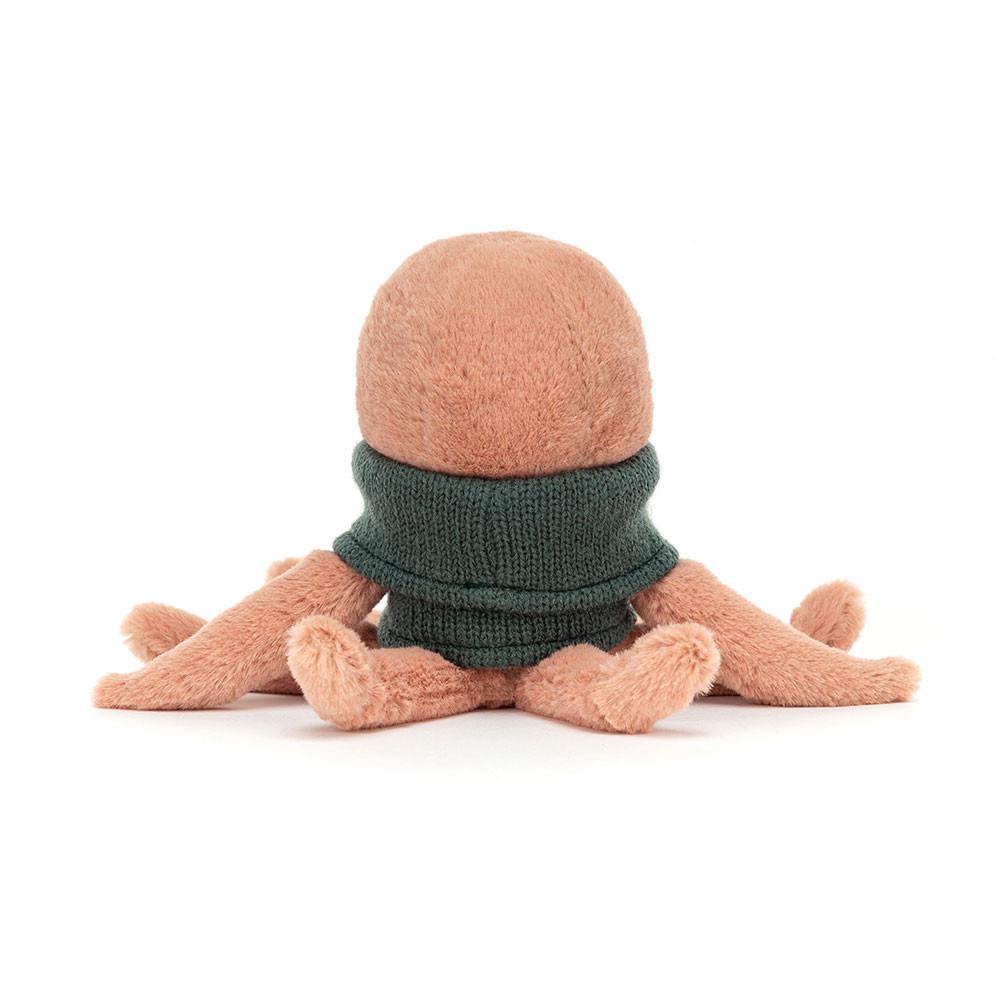 Océan Jellycat Peluche Cozy Crew Octopus,20cm x 6cm x 6cm Orange | 56270-WZUM