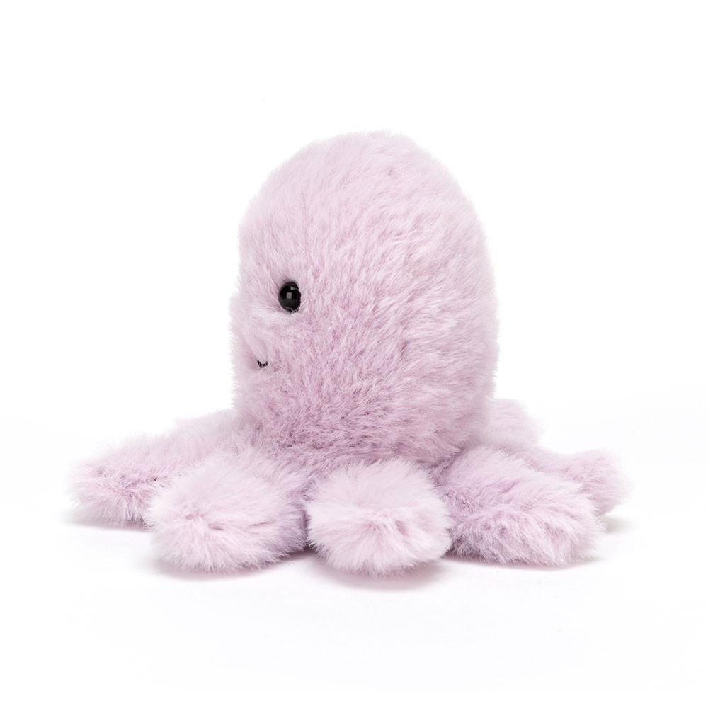 Océan Jellycat Peluche Fluffy Octopus,8cm x 11cm x 10cm Violette | 60758-XWAT