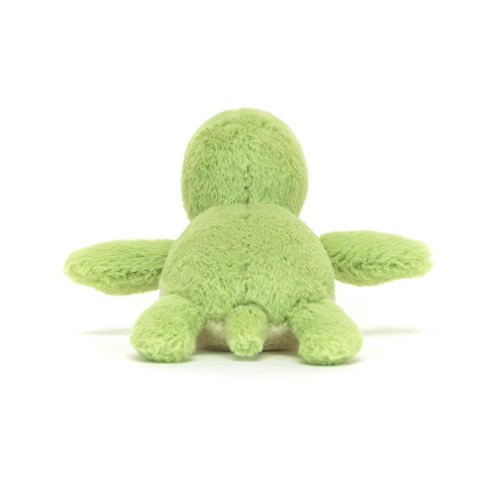 Océan Jellycat Peluche Fluffy Turtle,7cm x 5cm x 9cm Vert | 31075-IETO
