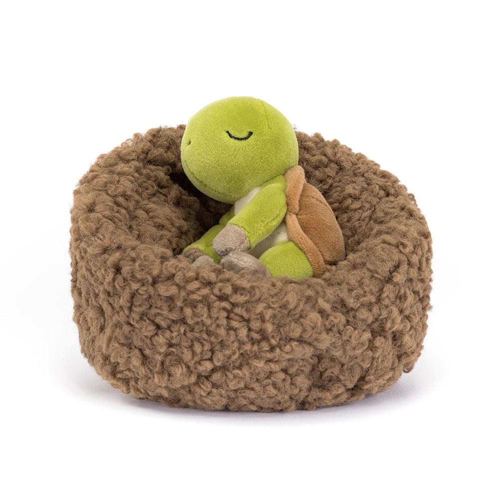 Océan Jellycat Peluche Hibernating Tortoise,9cm x 13cm x 13cm Vert | 85961-EPJB