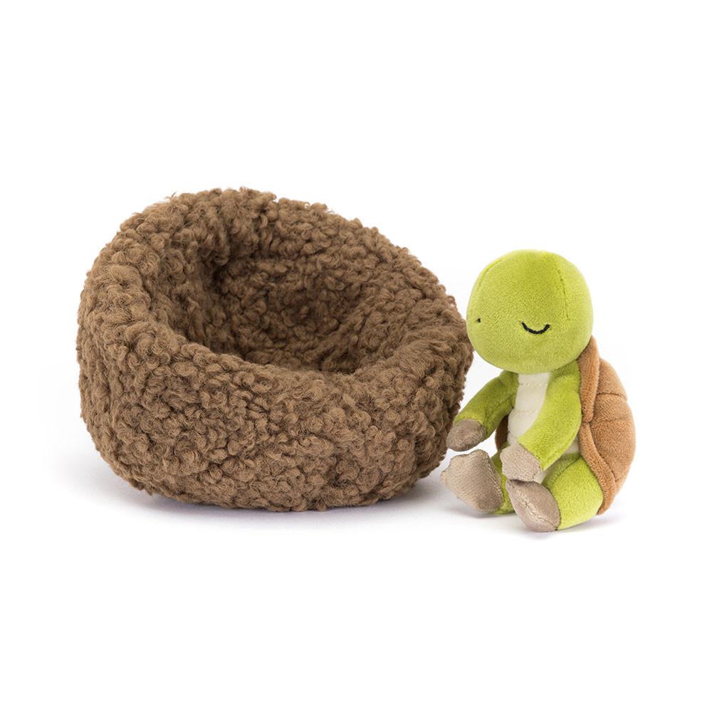 Océan Jellycat Peluche Hibernating Tortoise,9cm x 13cm x 13cm Vert | 85961-EPJB