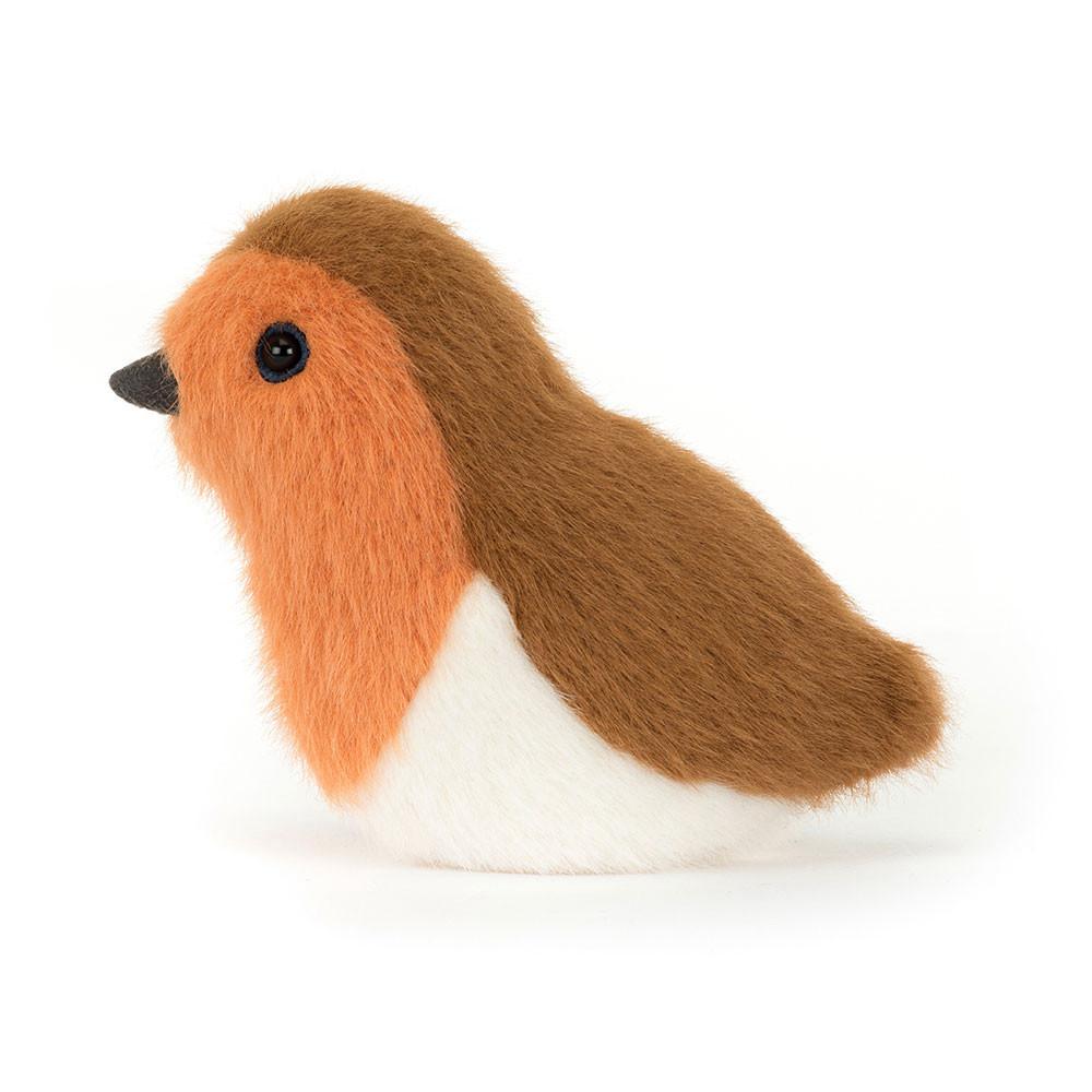 Oiseaux Jellycat Peluche Birdling Robin,10cm x 7cm x 9cm Marron | 86247-ASRT