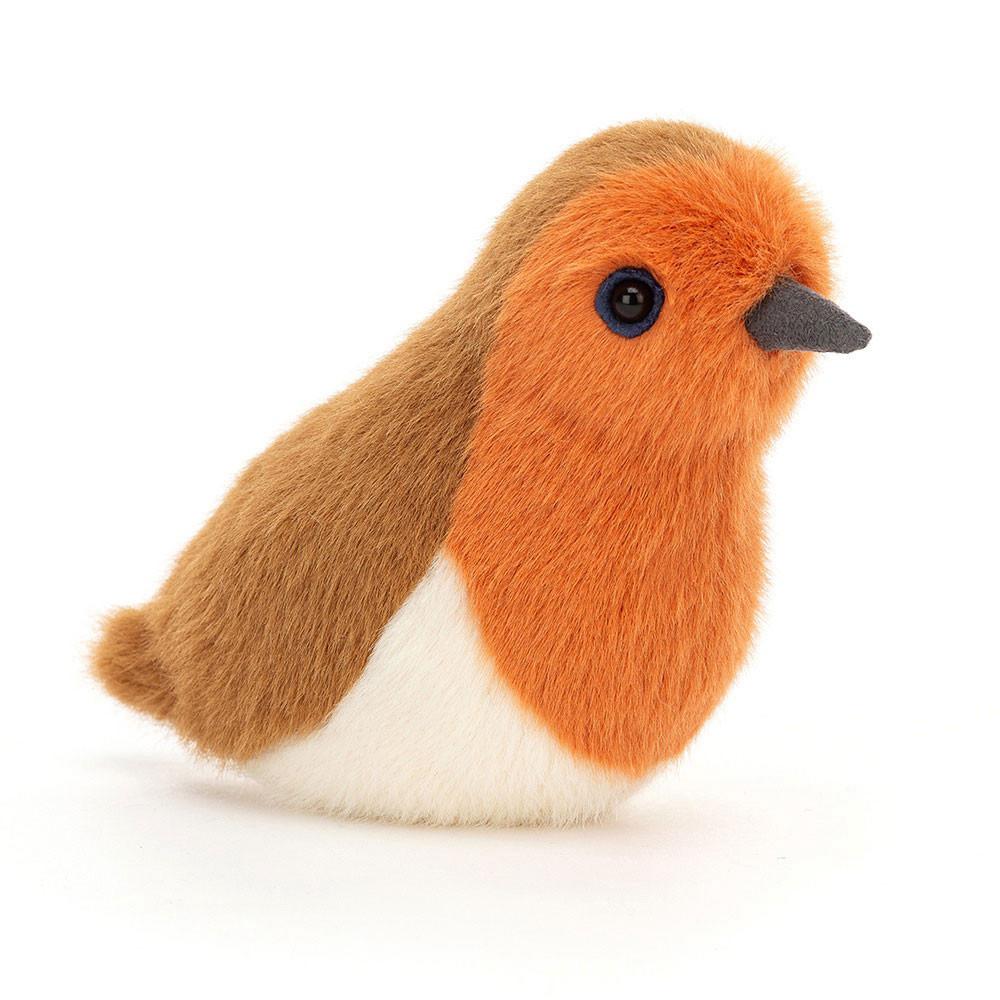 Oiseaux Jellycat Peluche Birdling Robin,10cm x 7cm x 9cm Marron | 86247-ASRT