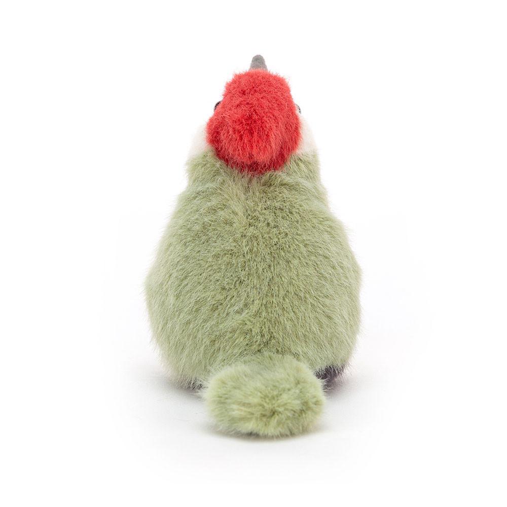 Oiseaux Jellycat Peluche Birdling Woodpecker,10cm x 7cm x 9cm Vert | 47952-URBE