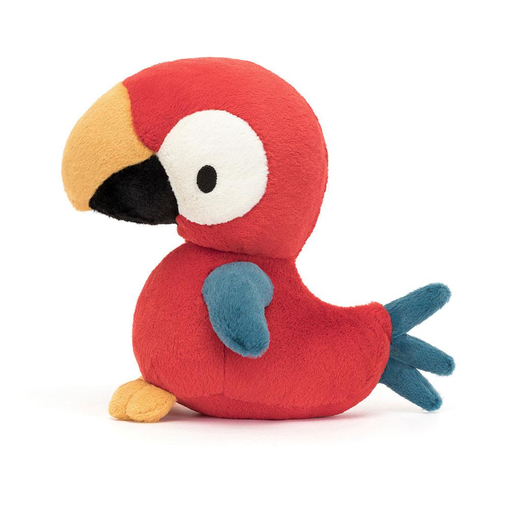Oiseaux Jellycat Peluche Bodacious Beak Parrot,22cm x 10cm x 13cm Rouge | 18462-XTHW