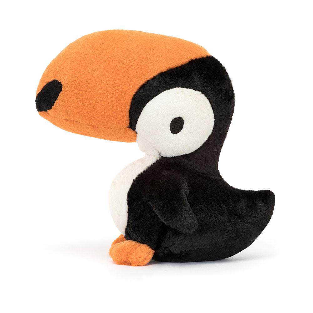 Oiseaux Jellycat Peluche Bodacious Beak Toucan,22cm x 10cm x 13cm Noir | 07895-SRQI