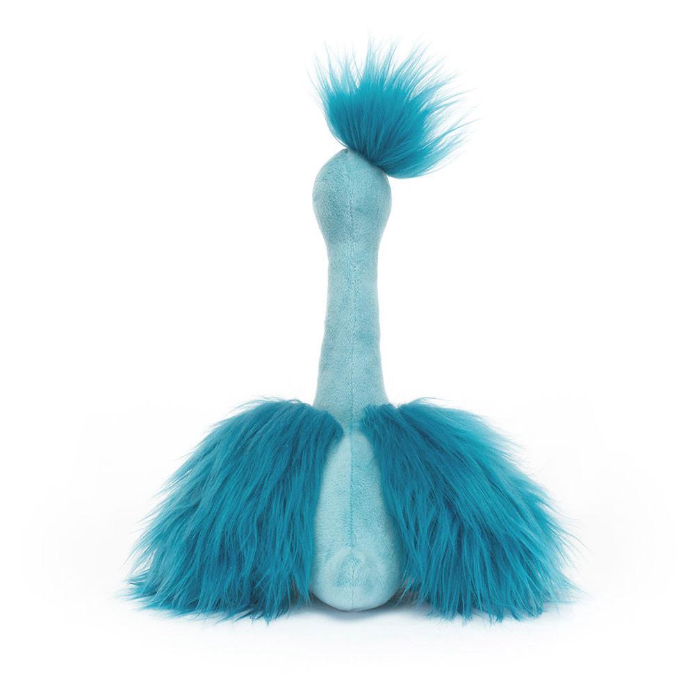 Oiseaux Jellycat Peluche Fou Fou Peacock,31cm x 14cm x 15cm Bleu | 93421-ISYK