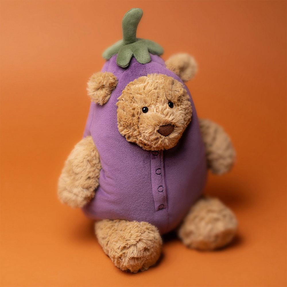 Ours Jellycat Peluche Bartholomew Aubergine,30cm x 15cm x 14cm Marron | 92431-CXLD
