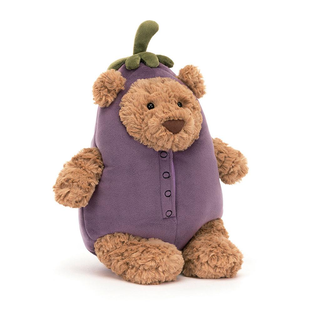 Ours Jellycat Peluche Bartholomew Aubergine,30cm x 15cm x 14cm Marron | 92431-CXLD