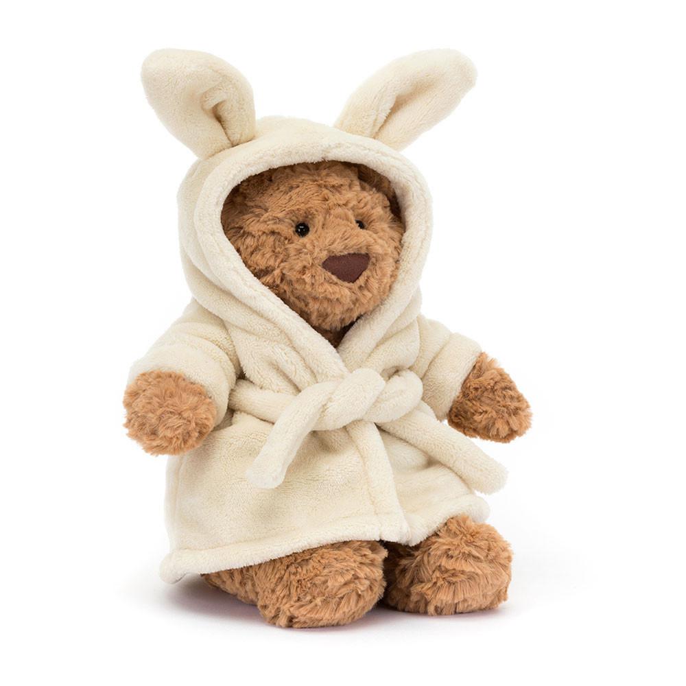Ours Jellycat Peluche Bartholomew Bathrobe,26cm x 12cm x 8cm Marron | 25793-AVRP