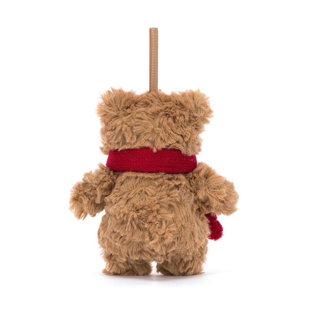 Ours Jellycat Peluche Bartholomew Decoration,12cm x 6cm x 5cm Marron | 96321-PXBV
