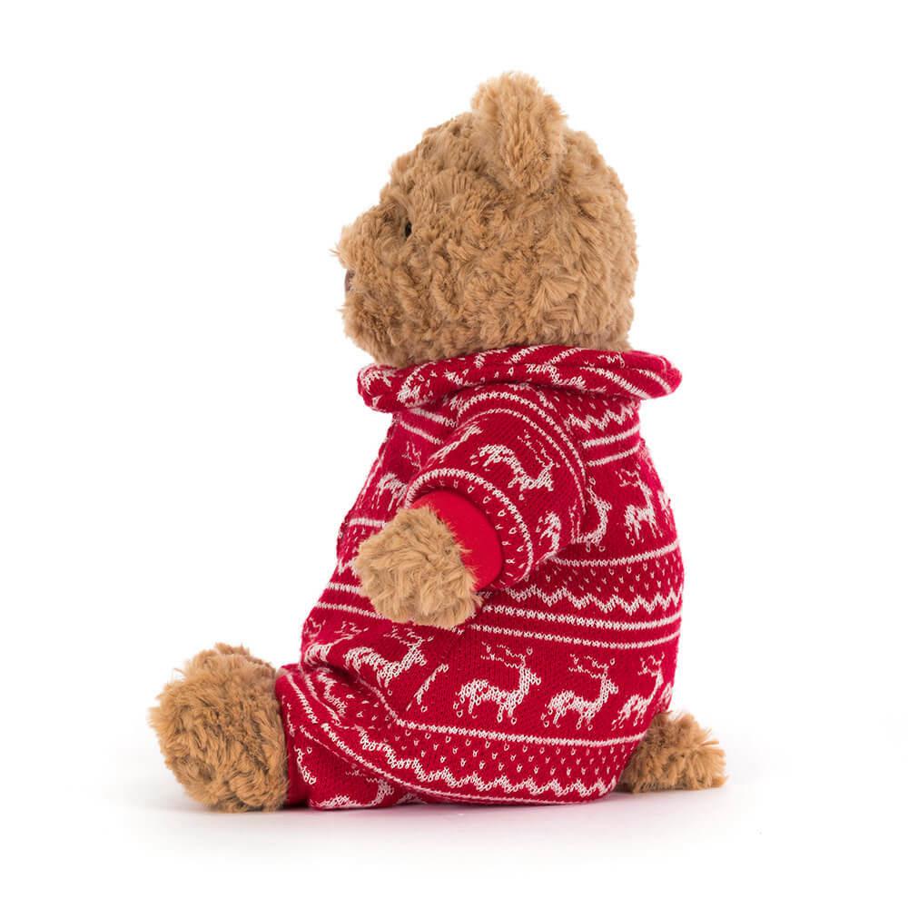 Ours Jellycat Peluche Bartholomew Winter Pyjamas,26cm x 12cm x 8cm Marron | 87593-TGJH