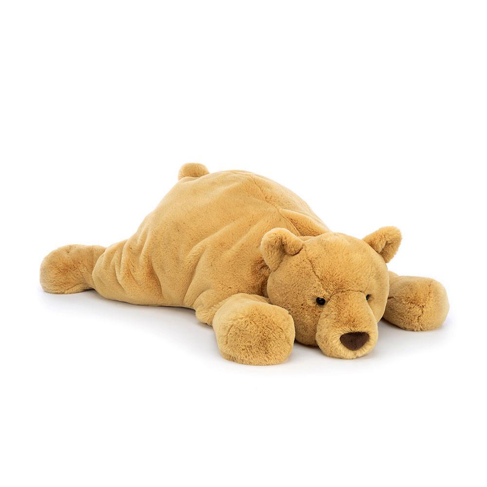 Ours Jellycat Peluche Harvey,29cm x 30cm x 64cm Jaune | 81593-DUKY