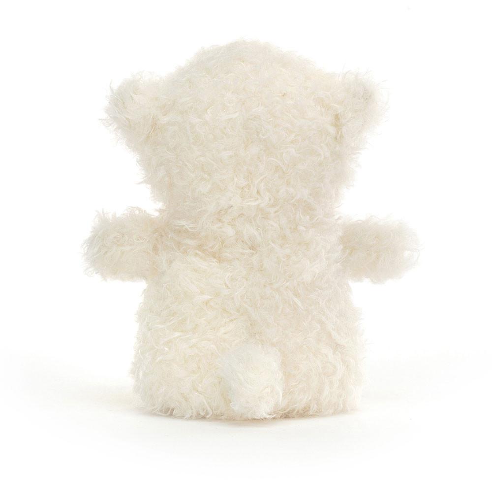 Ours Jellycat Peluche Little Polar,18cm x 10cm x 8cm Blanche | 56039-UPDY