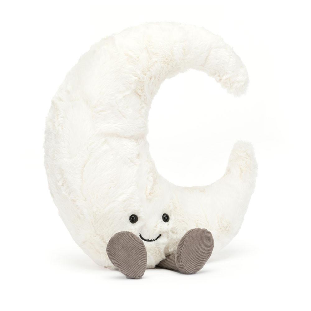 Peluche Bébé Jellycat Amuseables Moon,27cm x 18cm x 8cm Blanche | 23479-JWPA