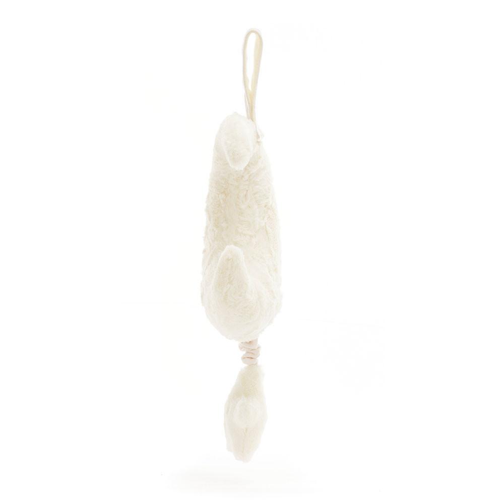 Peluche Bébé Jellycat Amuseables Moon Musical Pull,28cm x 15cm x 6cm Blanche | 90238-KNWZ
