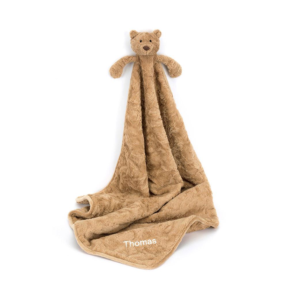 Peluche Bébé Jellycat Bartholomew Bear Blankie,56cm x 70cm x 9cm Marron | 58079-AIYX