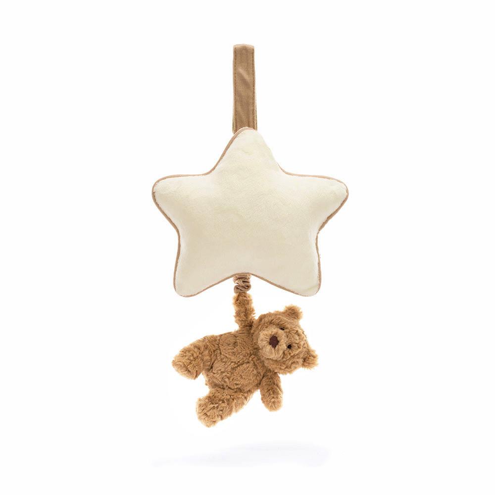 Peluche Bébé Jellycat Bartholomew Bear Musical Pull,30cm x 18cm x 5cm Marron | 28904-BIGM