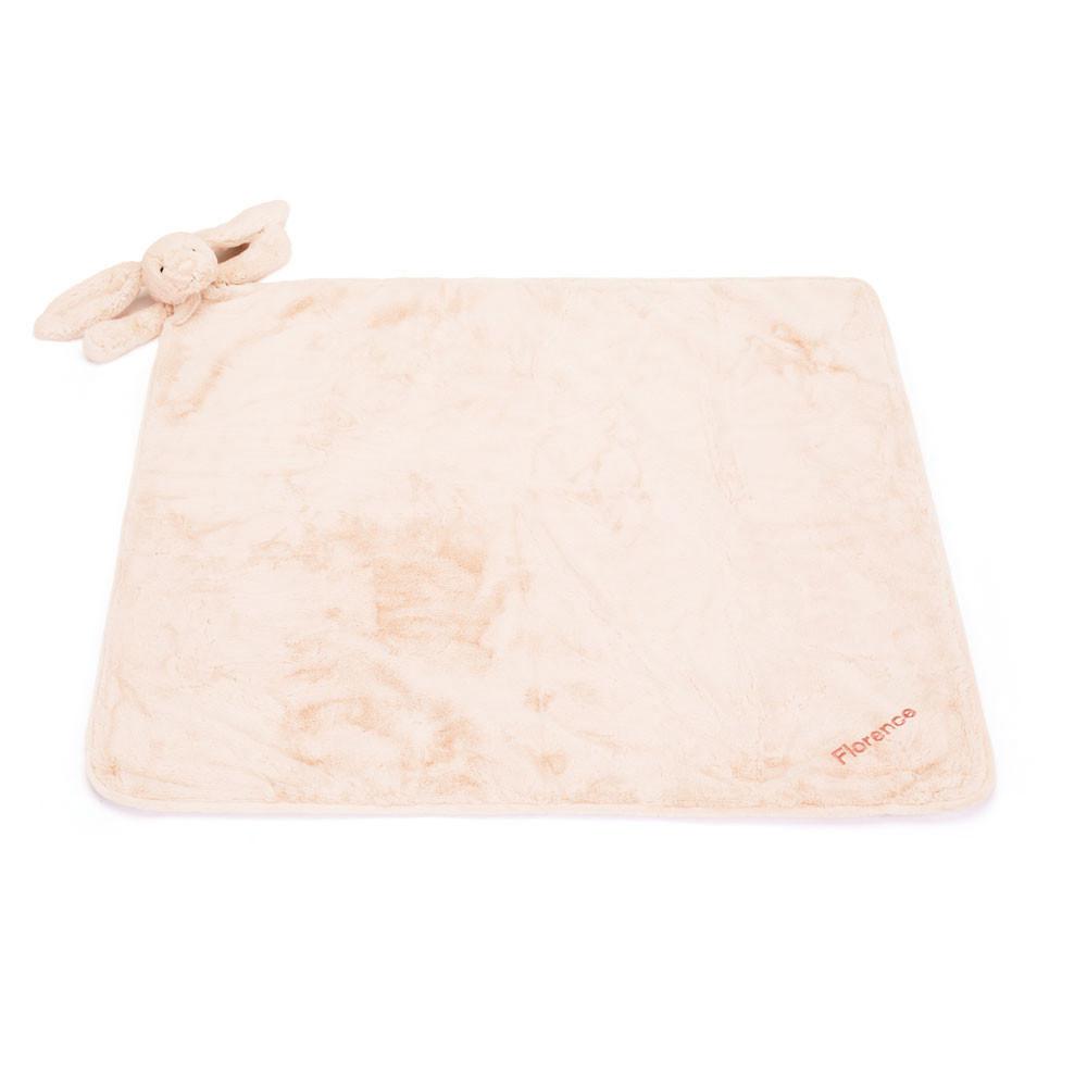 Peluche Bébé Jellycat Bashful Blush Bunny Blankie,56cm x 70cm x 9cm Rose | 81579-QOLS