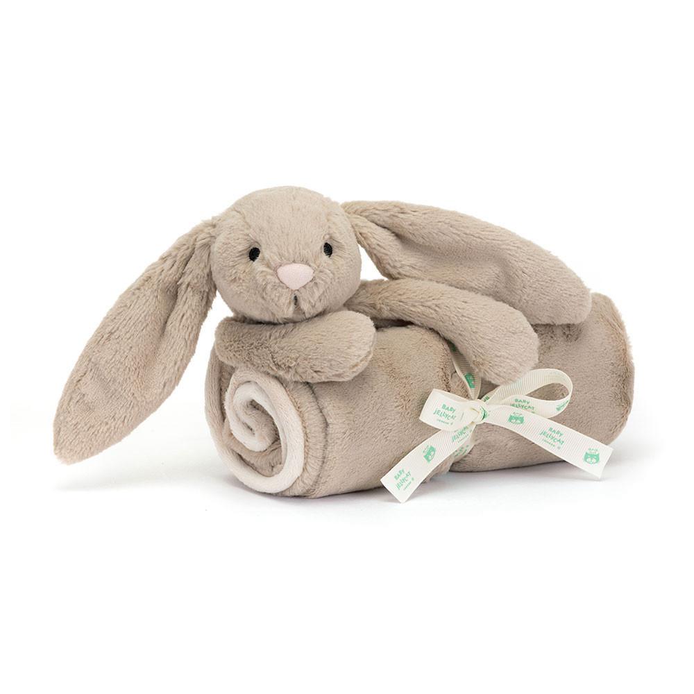 Peluche Bébé Jellycat Bashful Bunny Blankie,56cm x 70cm x 9cm Beige | 54130-MSAN