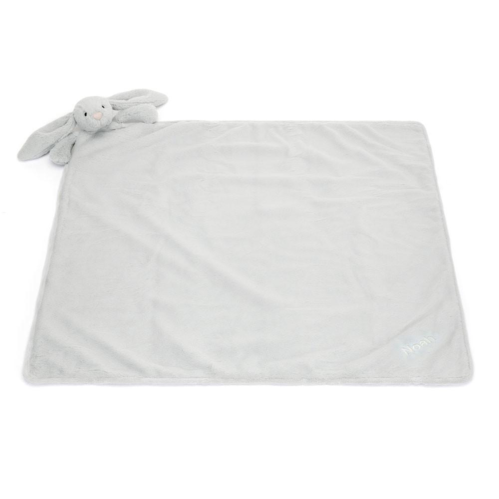 Peluche Bébé Jellycat Bashful Bunny Blankie,15cm x 34cm x 34cm Grise | 89530-ZEXR