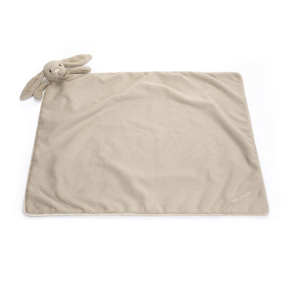 Peluche Bébé Jellycat Bashful Bunny Blankie,56cm x 70cm x 9cm Beige | 26503-NHGB