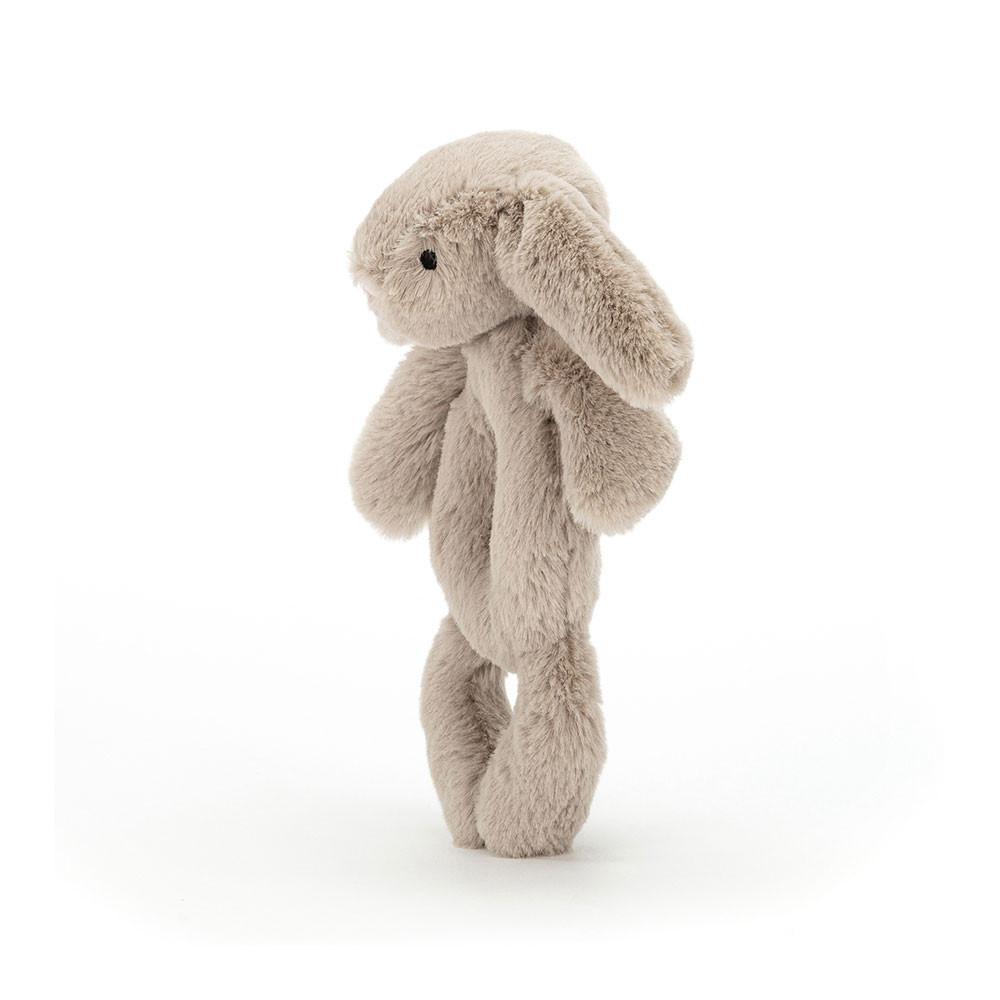 Peluche Bébé Jellycat Bashful Bunny Ring Rattle,18cm x 8cm x 2cm Beige | 42510-ASPN