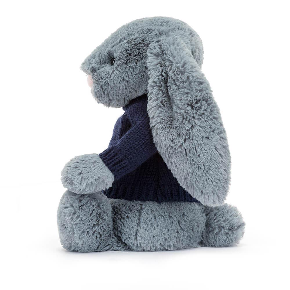 Peluche Bébé Jellycat Bashful Dusky Bunny,31cm x 12cm x 9cm Bleu | 06159-POTC