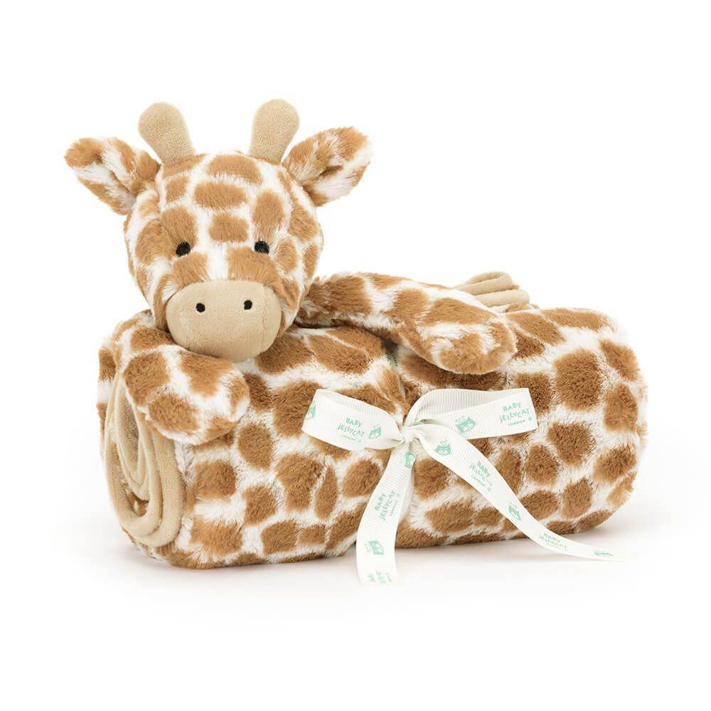 Peluche Bébé Jellycat Bashful Giraffe Blankie,56cm x 70cm x 9cm Orange | 79638-KOQS